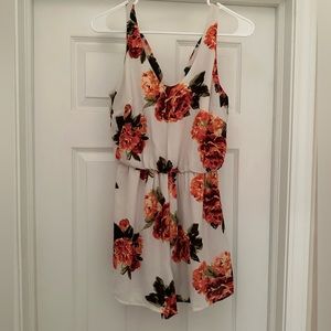 Floral Romper size small